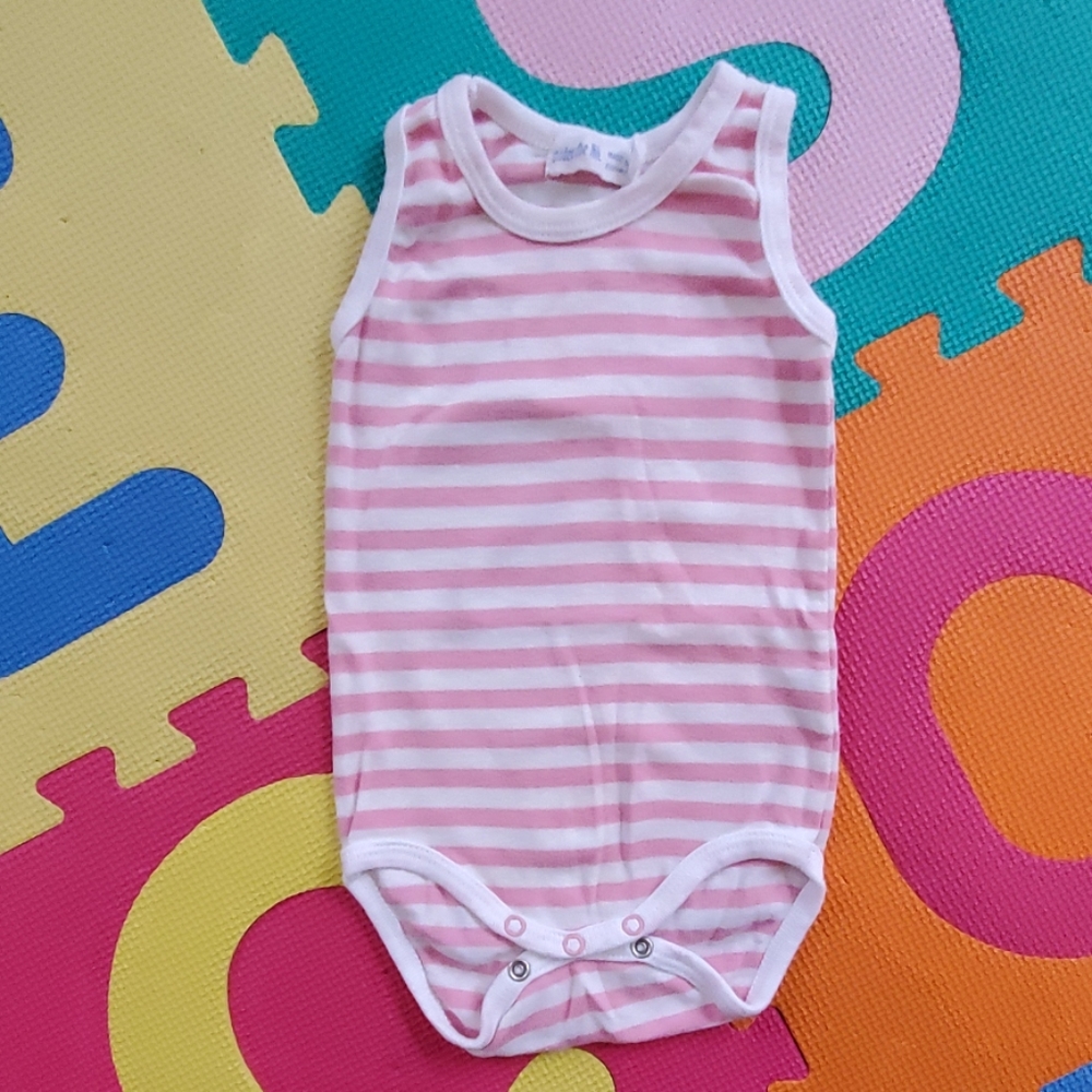 Under The Nile organic cotton tank onesie 6-9 mos